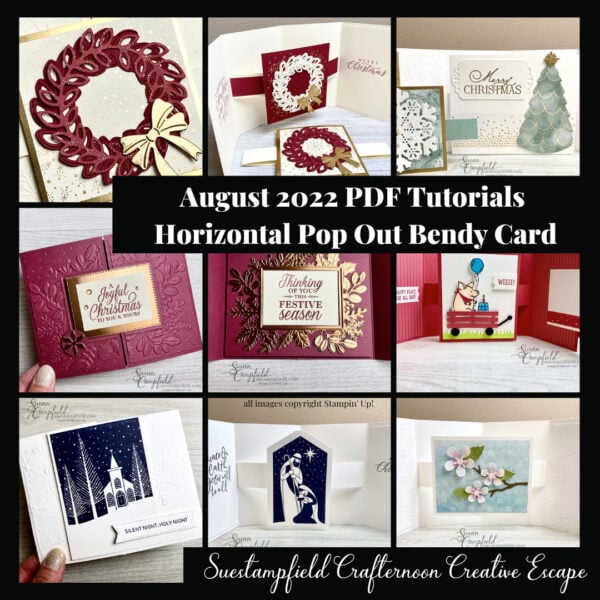 Horizontal Pop Out Bendy Card Tutorial Bundle