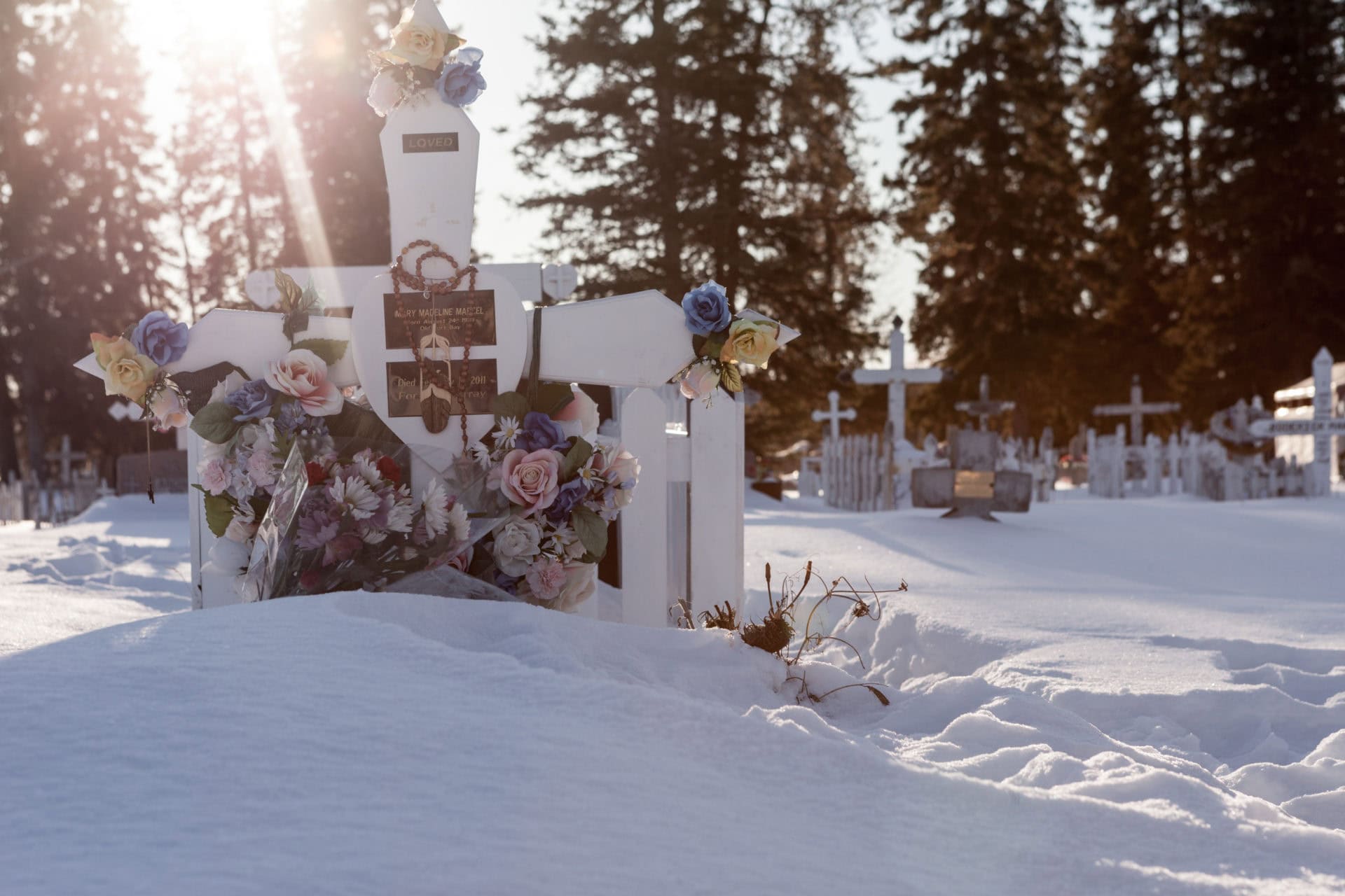 oilsands fort chipewyan cemetery