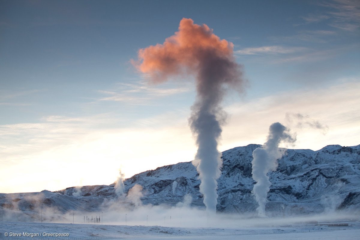 Nesjavellir Geothermal Power Plant in Iceland