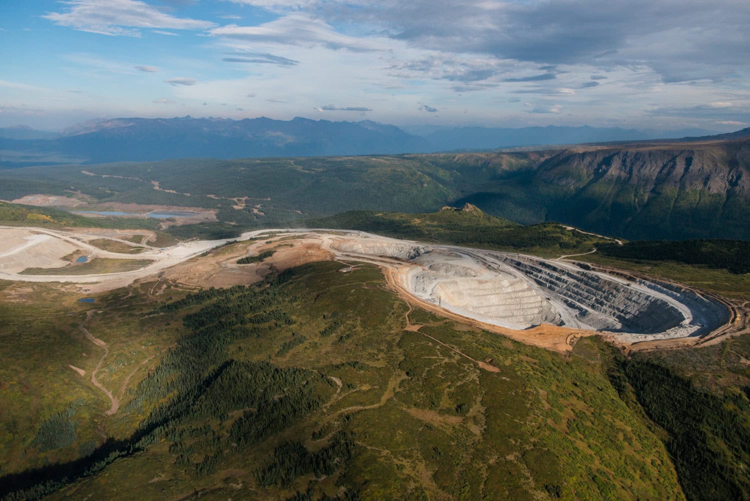 Red Chris Mine pit