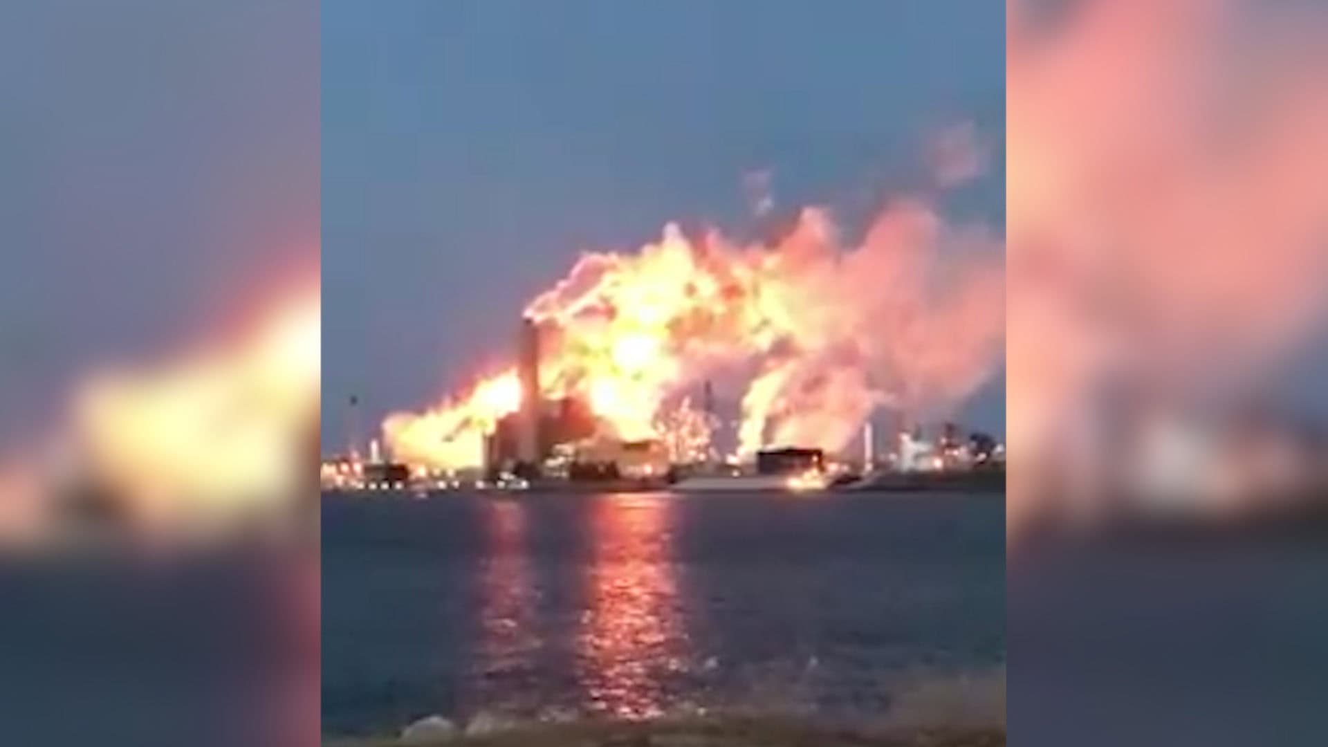 Imperial Oil Refinery Fire