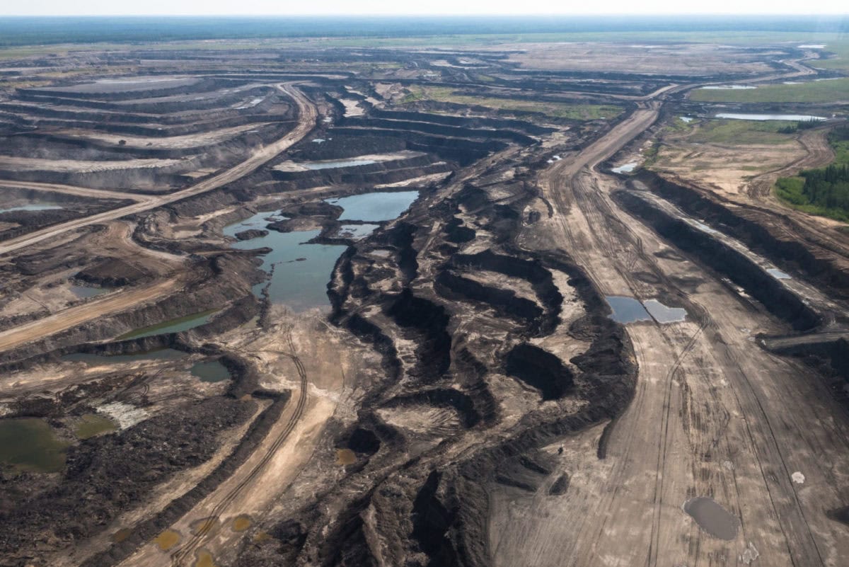 Alberta's oilsands North of Fort McMurray.