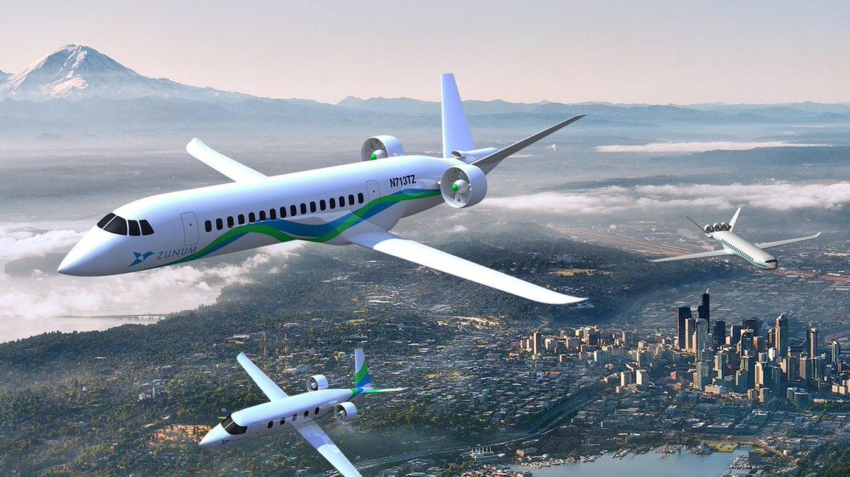 zunum electric airplane