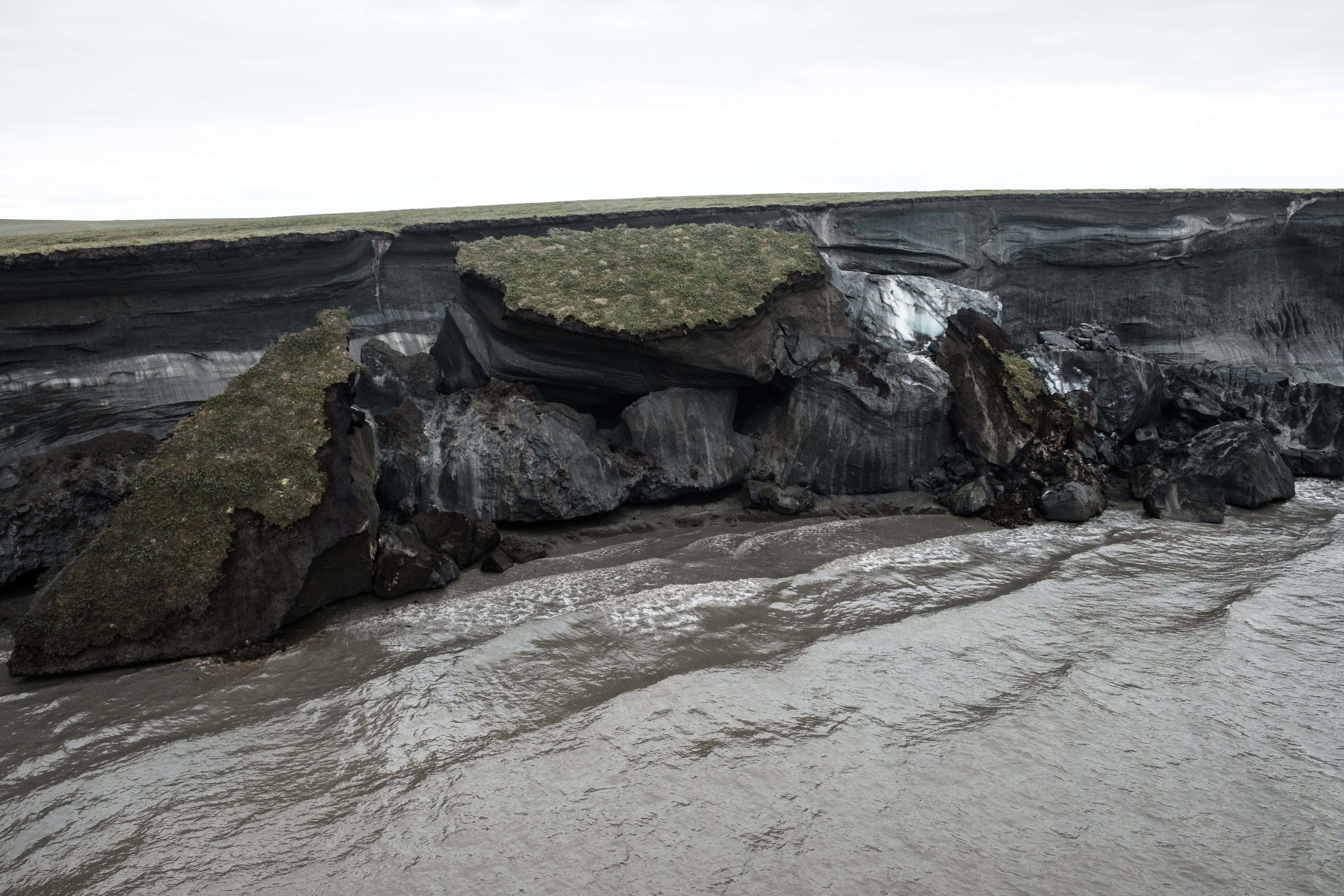 Pelly Island coastal erosion