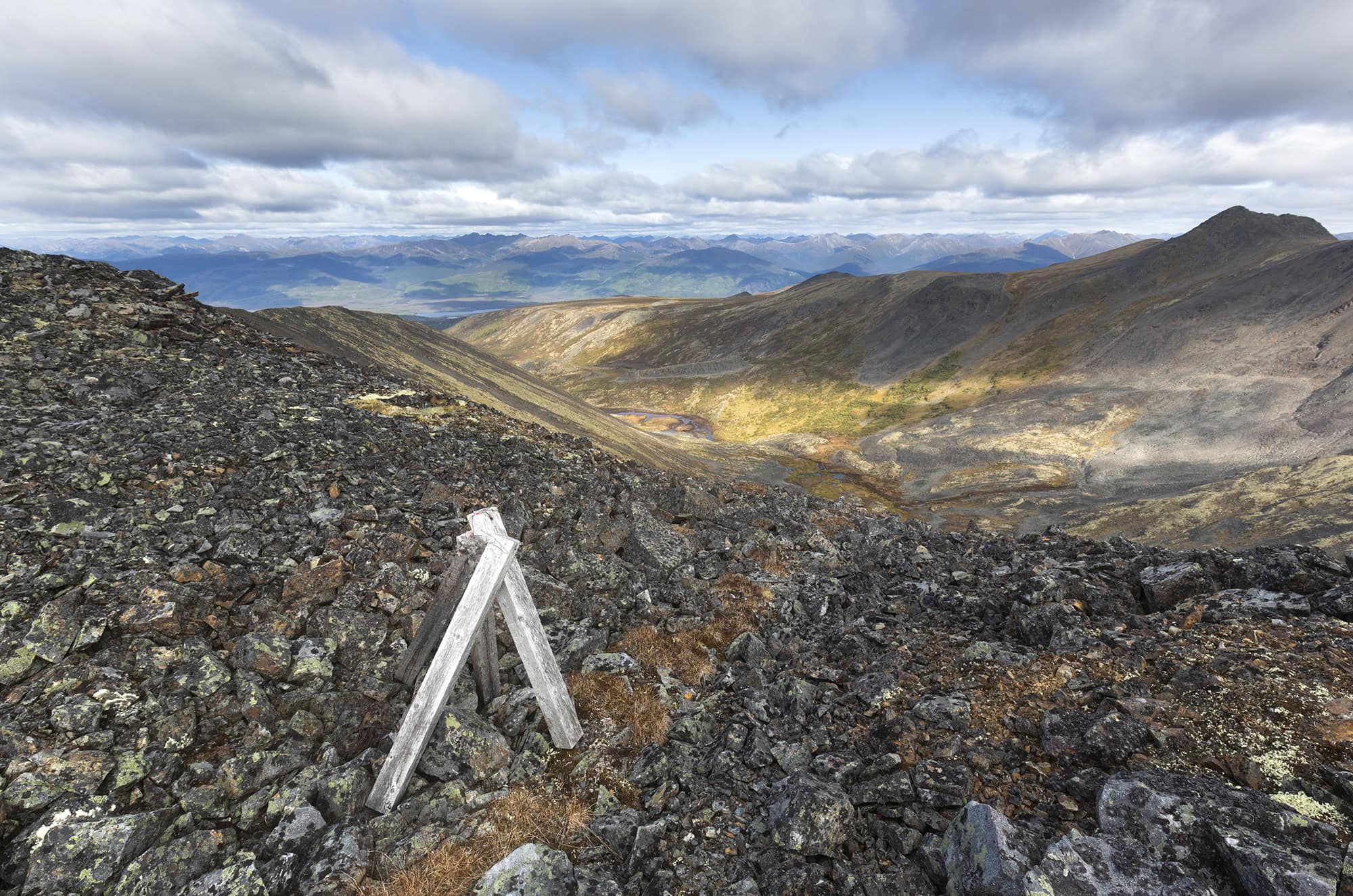 Staked mining claim Rambler Creek Yukon