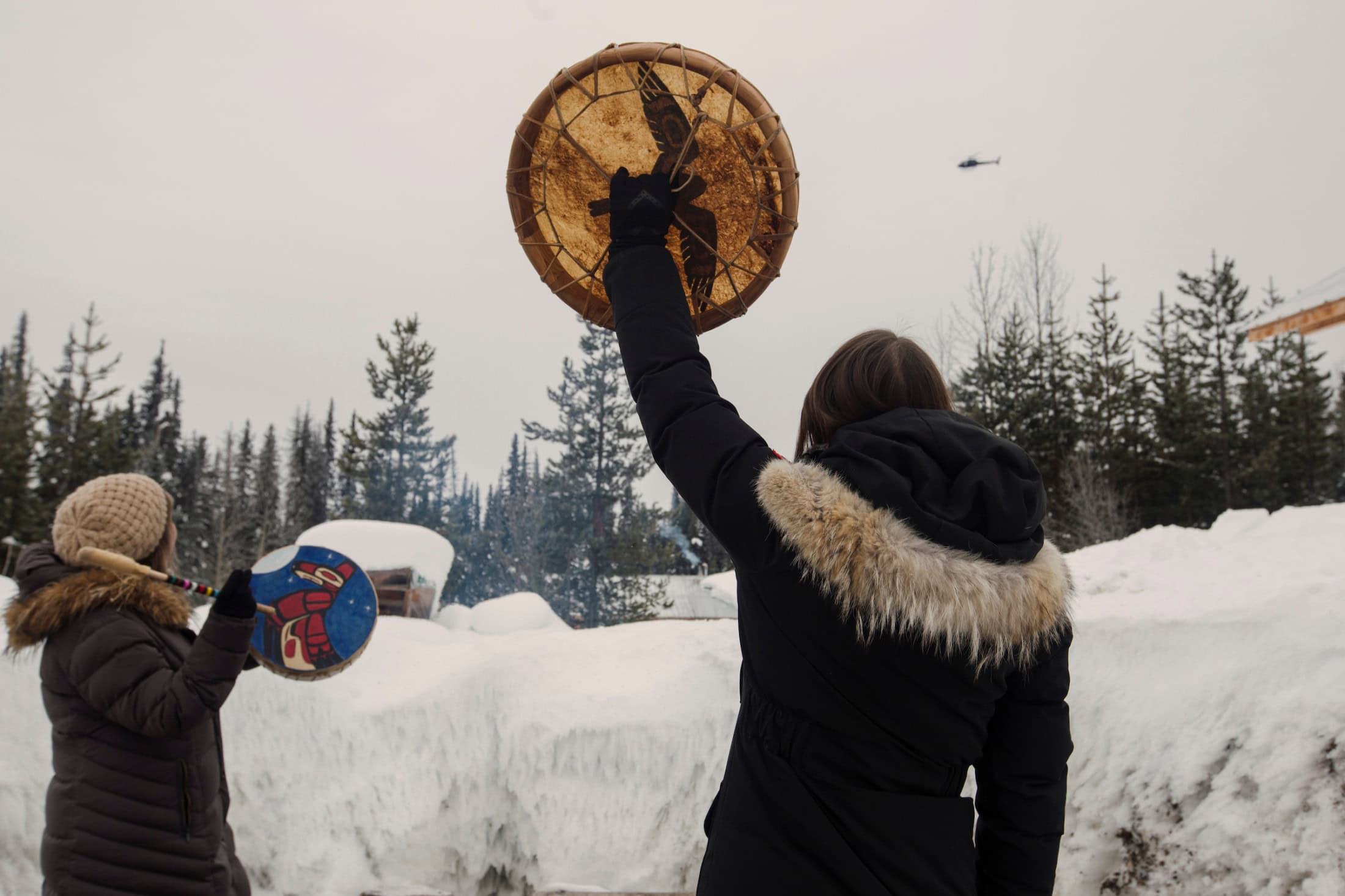 Wet'suwet'en Unist'ot'en camp Feb 6 2020 Amber Bracken The Narwhal