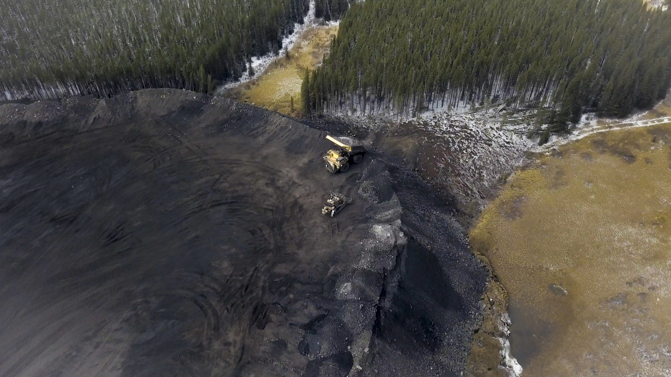 Teck Elk Valley mines waste rock