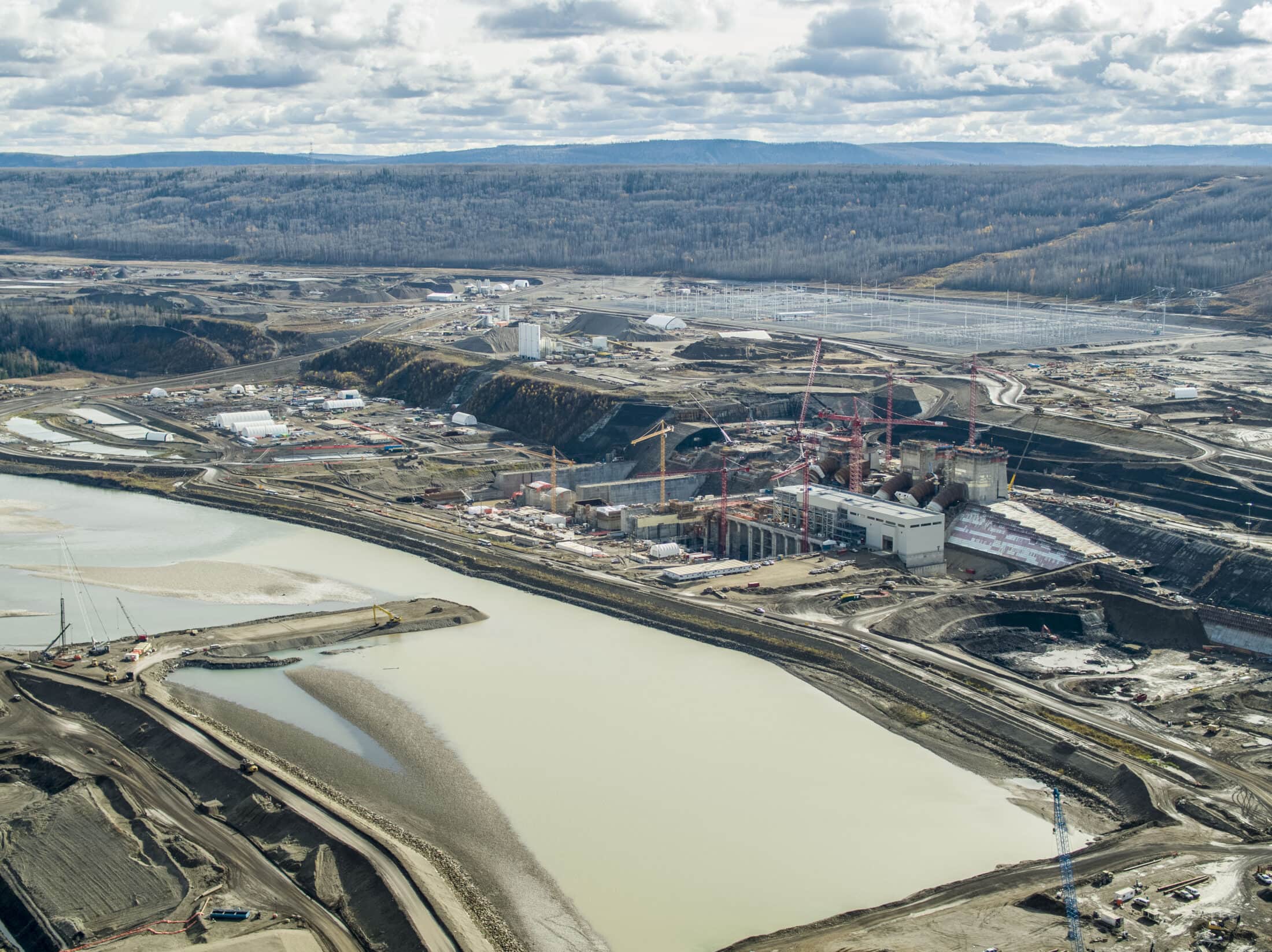 Site C dam construction October 2020 Jayce Hawkins The Narwhal