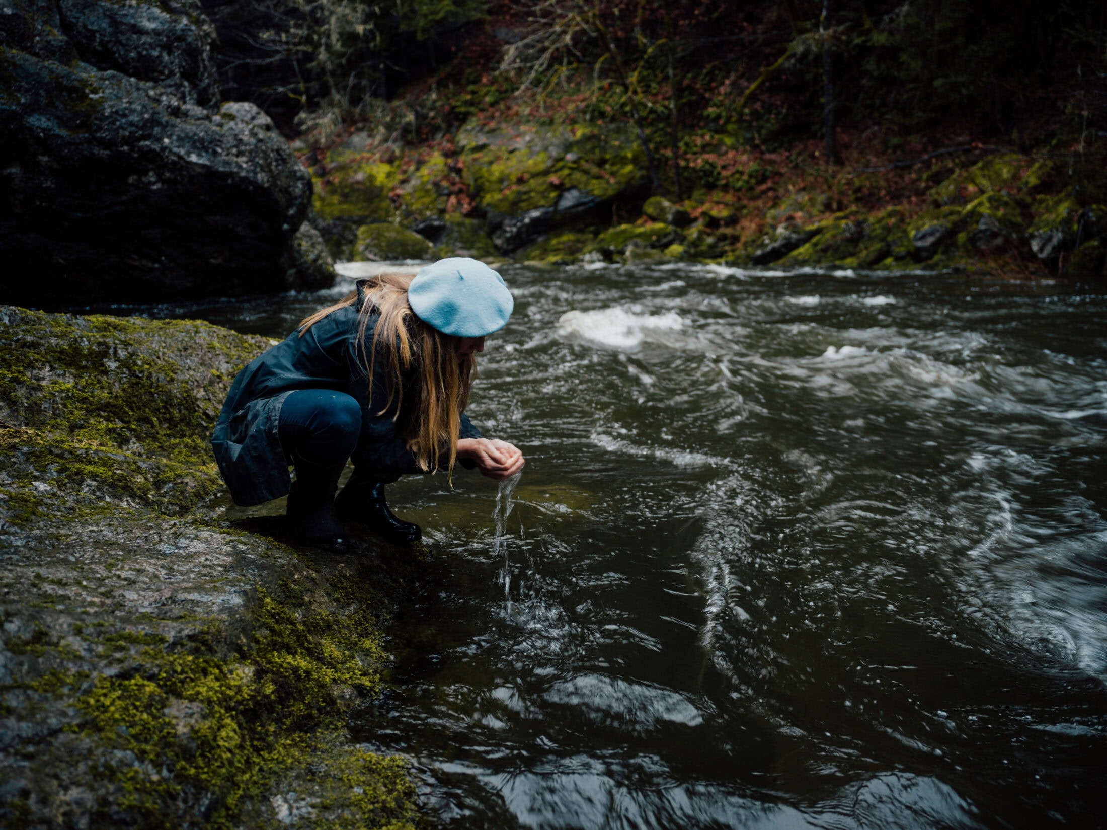 Sarah Davies community activist, was born and raised along the Koksilah River.