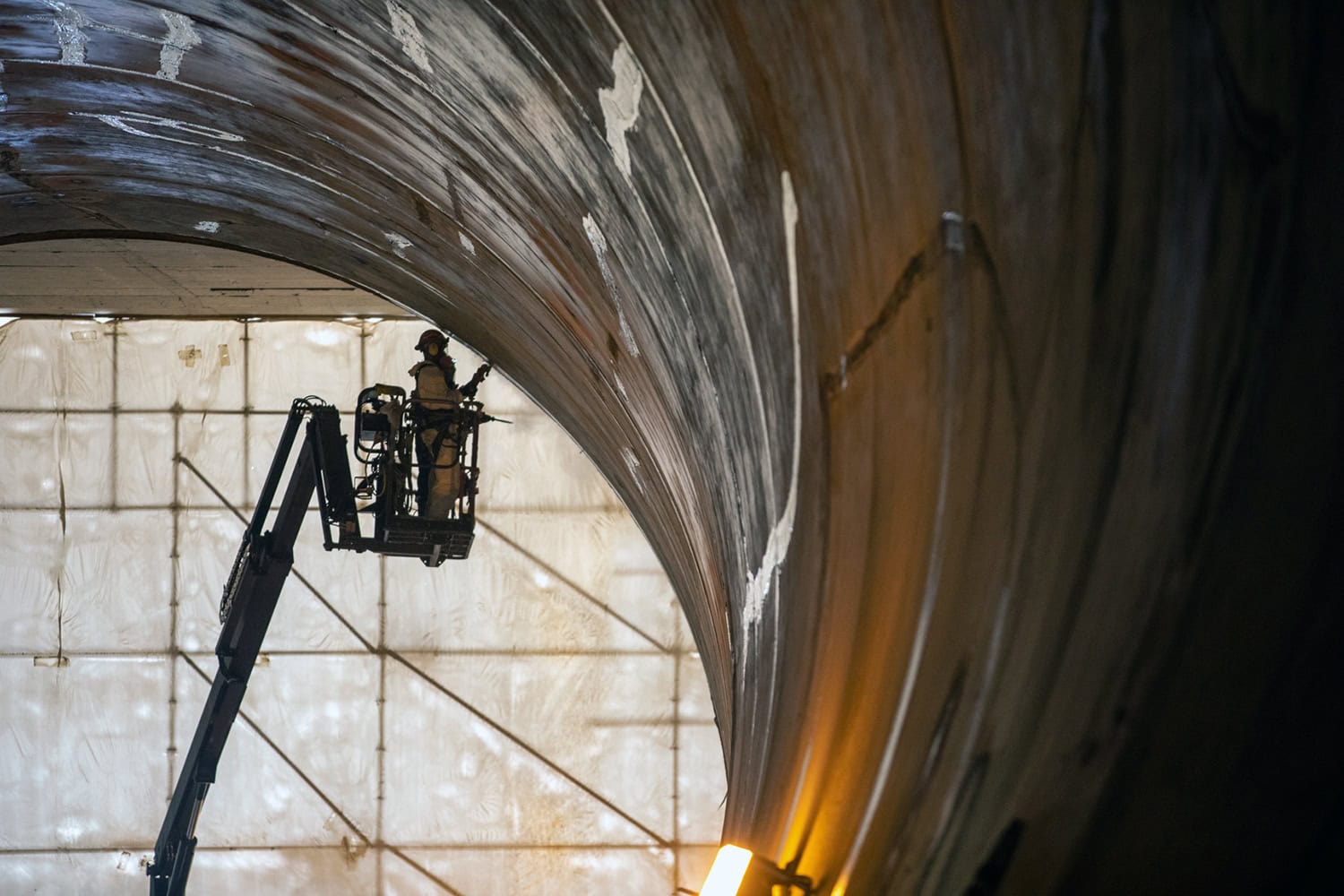 Site C Dam Construction diversion tunnel