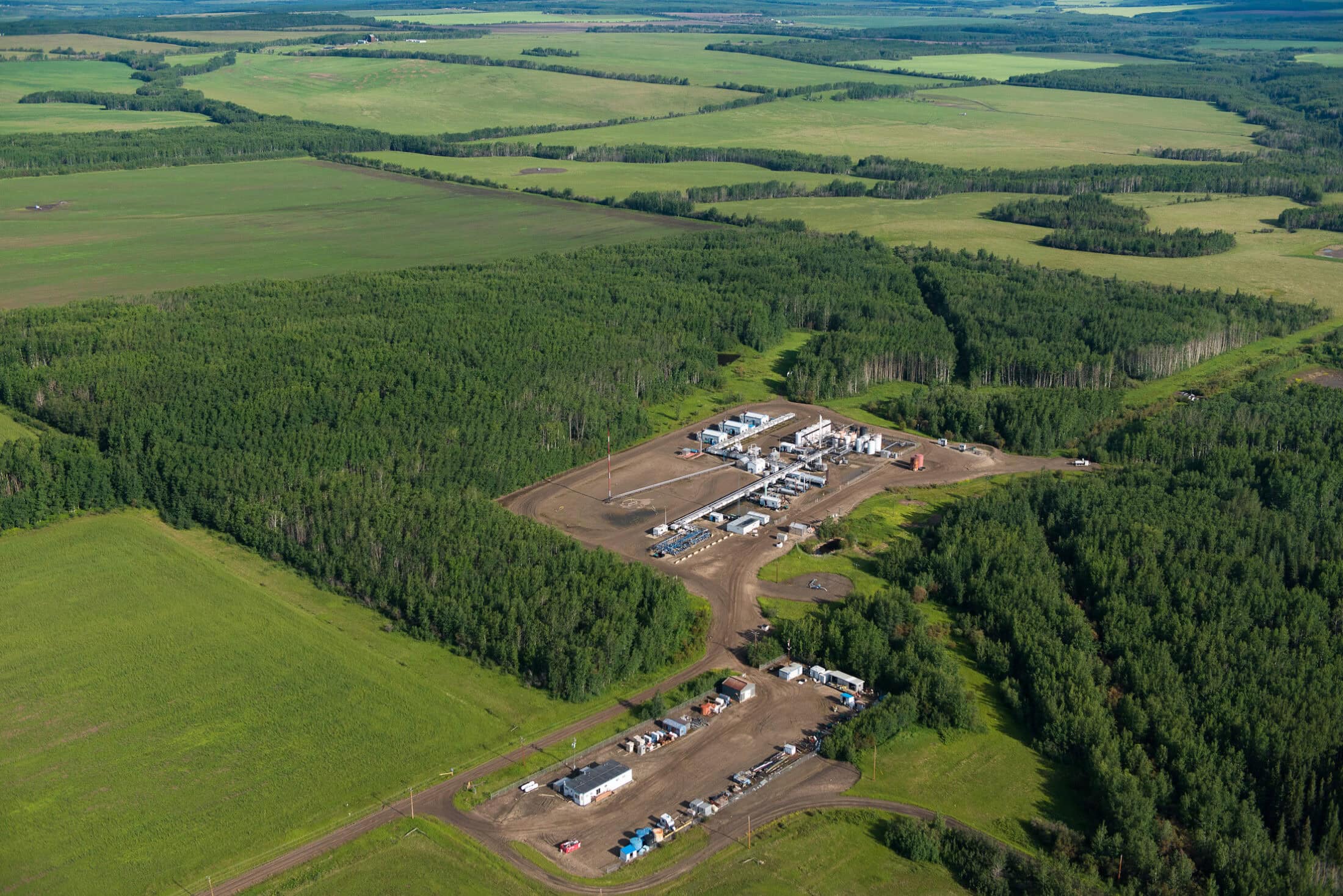 Oil and Gas Development. Blueberry First Nation.