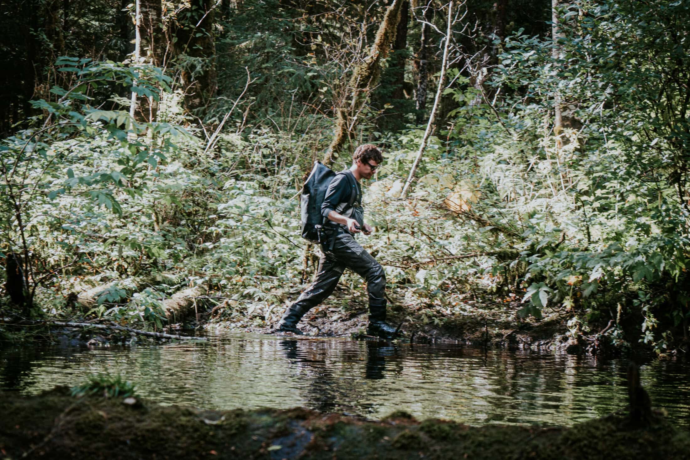 Jeremy Jorgenson, Heiltsuk salmon field technician