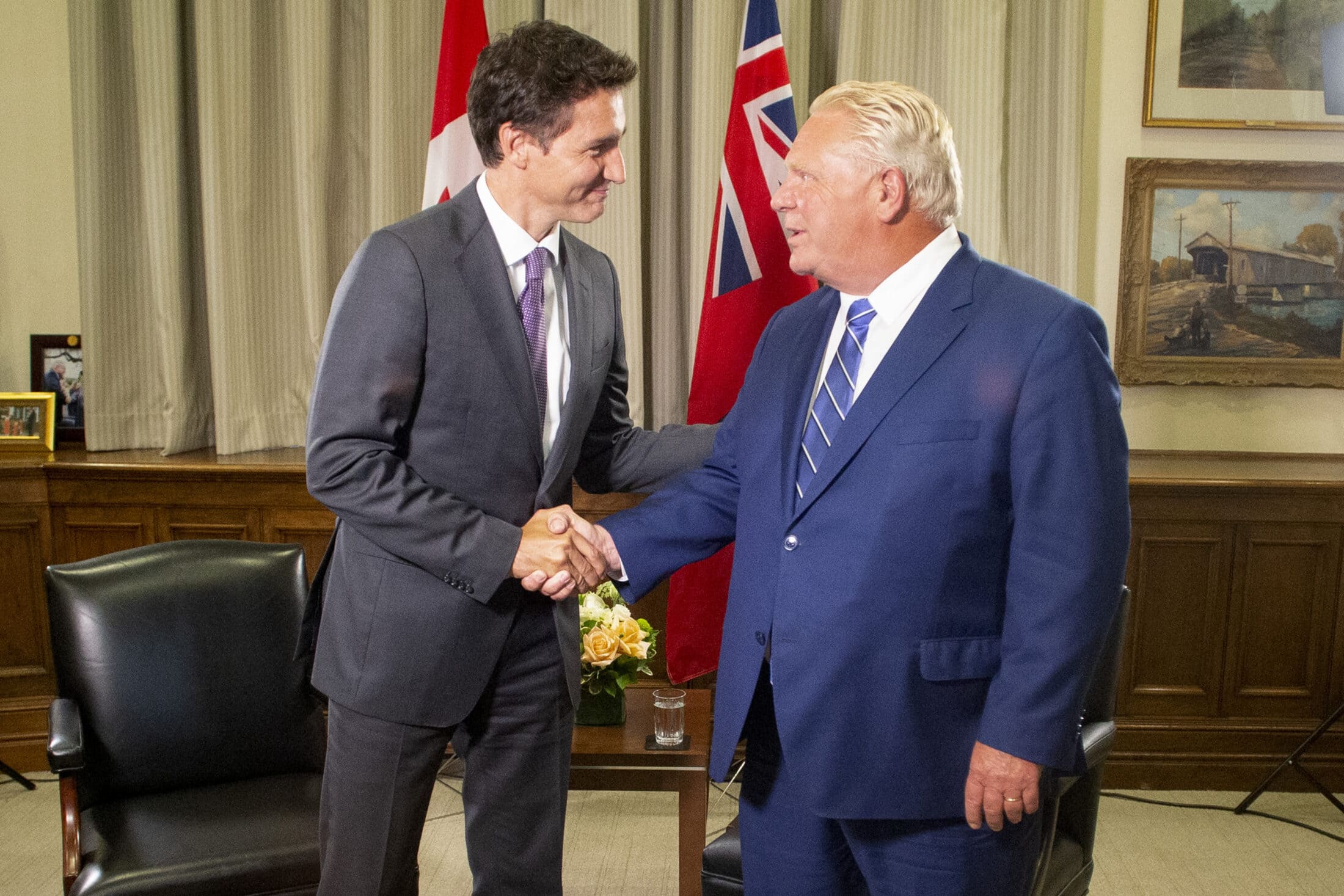 Justin Trudeau; Doug Ford