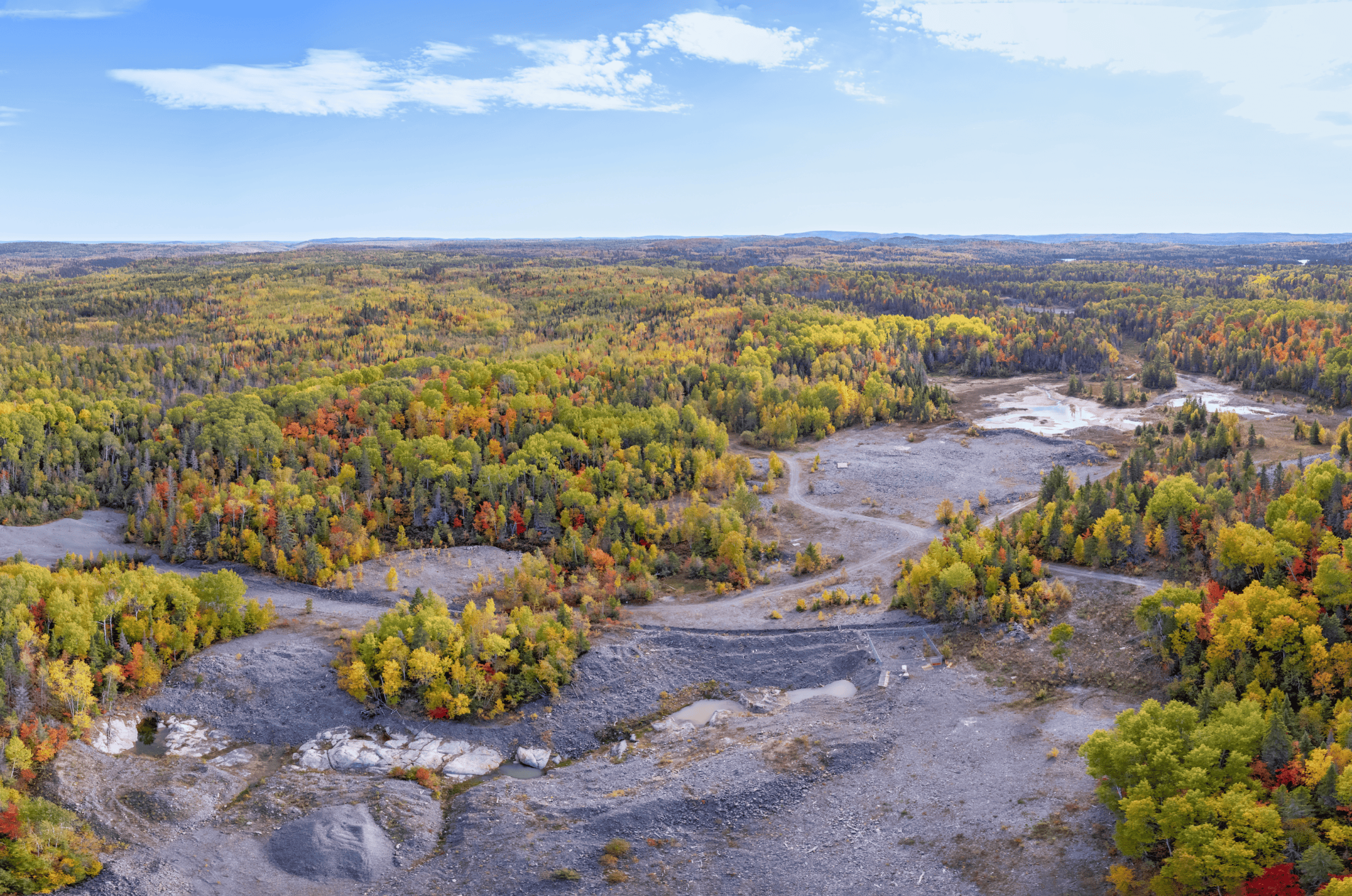 Shamrock mine tailings Ontario