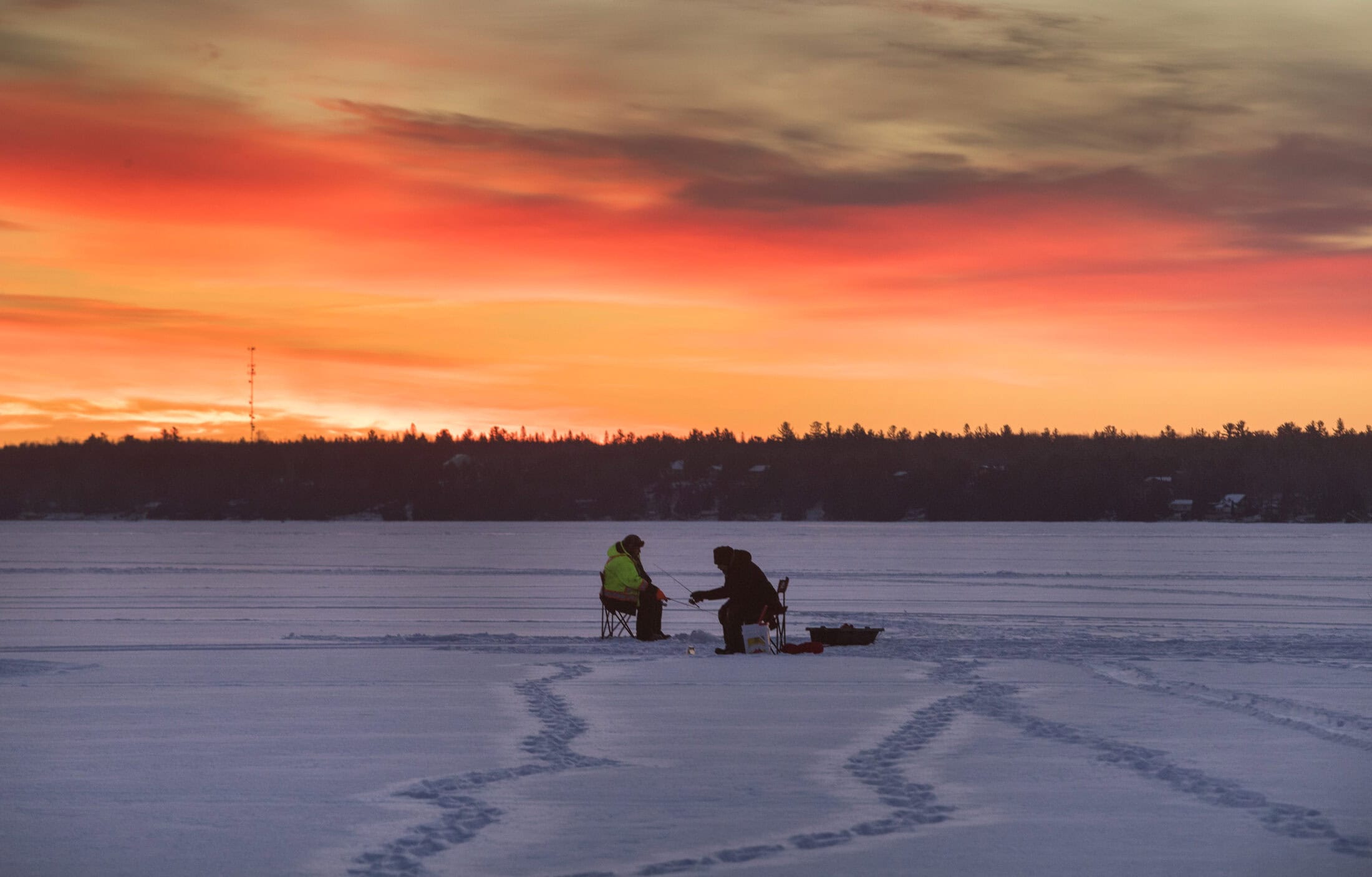 Curve Lake FN Ice Fishing 20210124