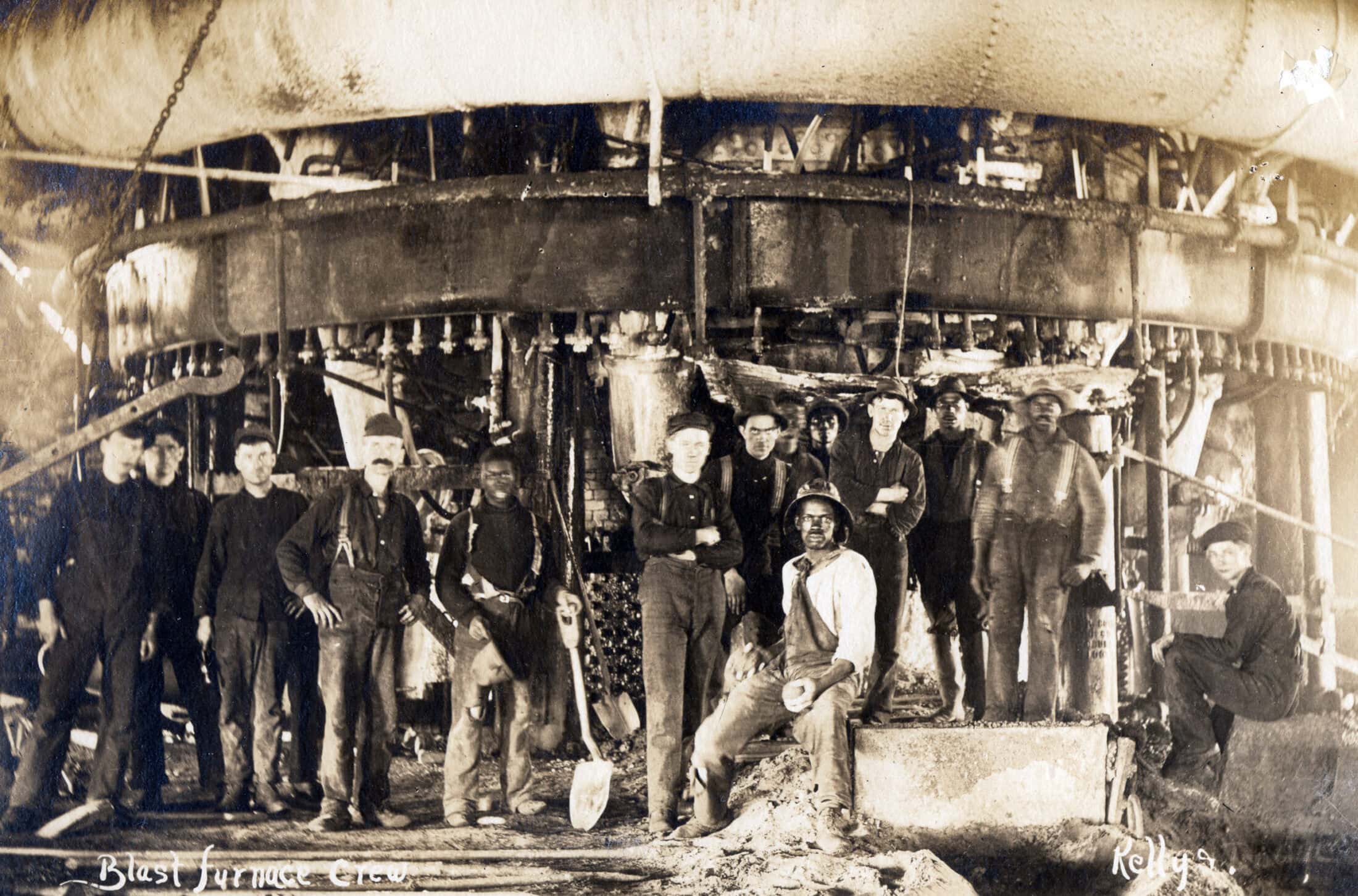 1900-91-602-22563-Blast-furnace-crew-at-Steel-Plant-Sydney-Nova Scotia Archives