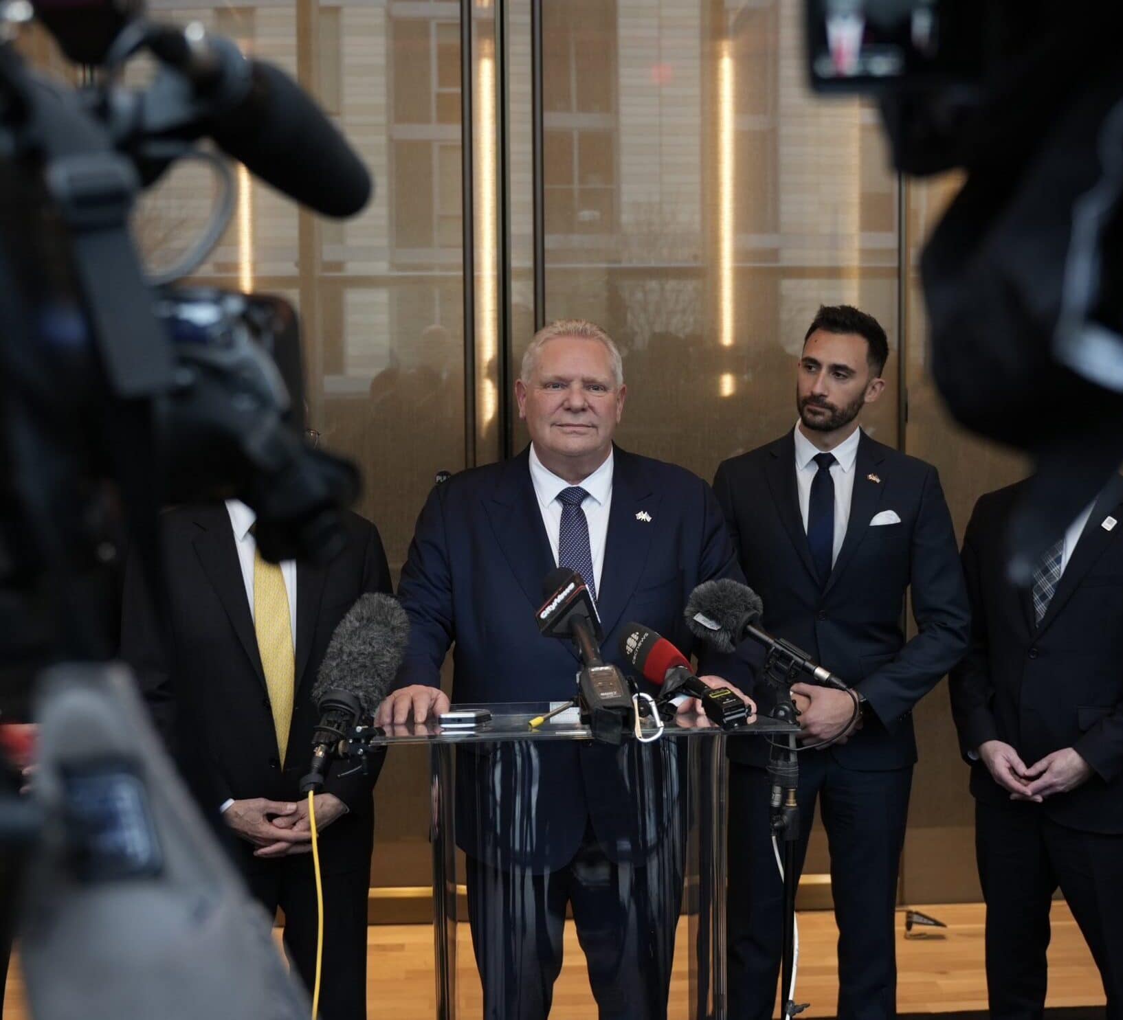 ON-Doug Ford-Stephen Lecce-Washington-250212-Twitter