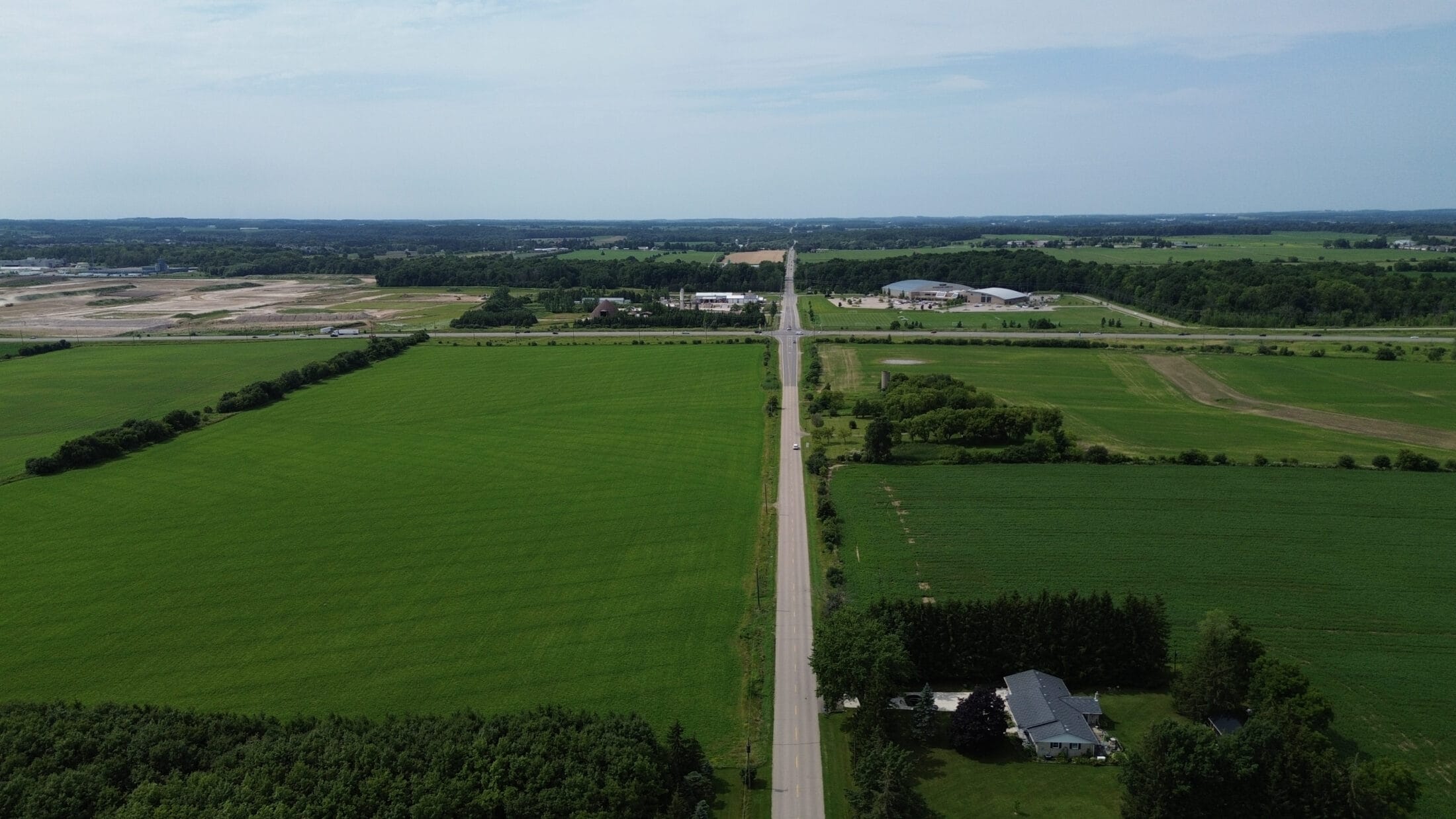 New Hamburg Farmland. Carrie Davis / The Narwhal.