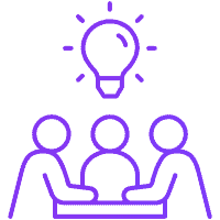 comprehensive solutions gradient icon