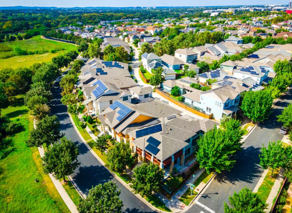 solar panel net zero homes