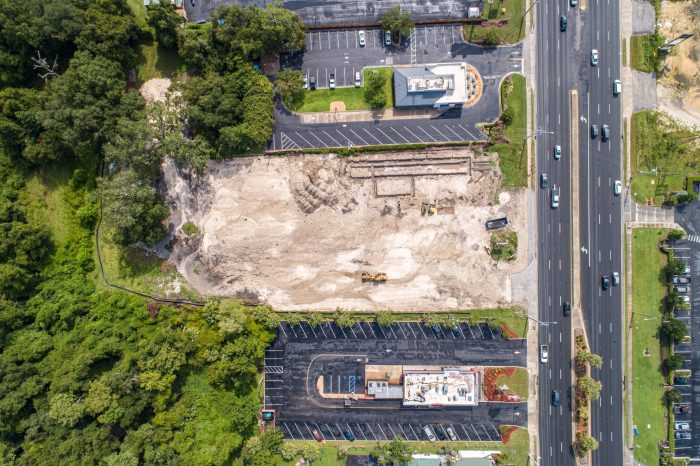 Drone Progress of Construction Site in Lake City FL (2 of 5)