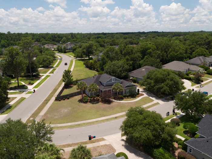 House in Turnberry Lake Community Gainesville FL Veuwr Aerials