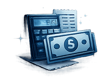 Modern digital signage and pay stations for efficient transactions.
