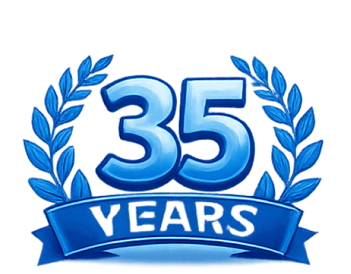 Celebrating 35 years of trusted washer repair and service excellence.