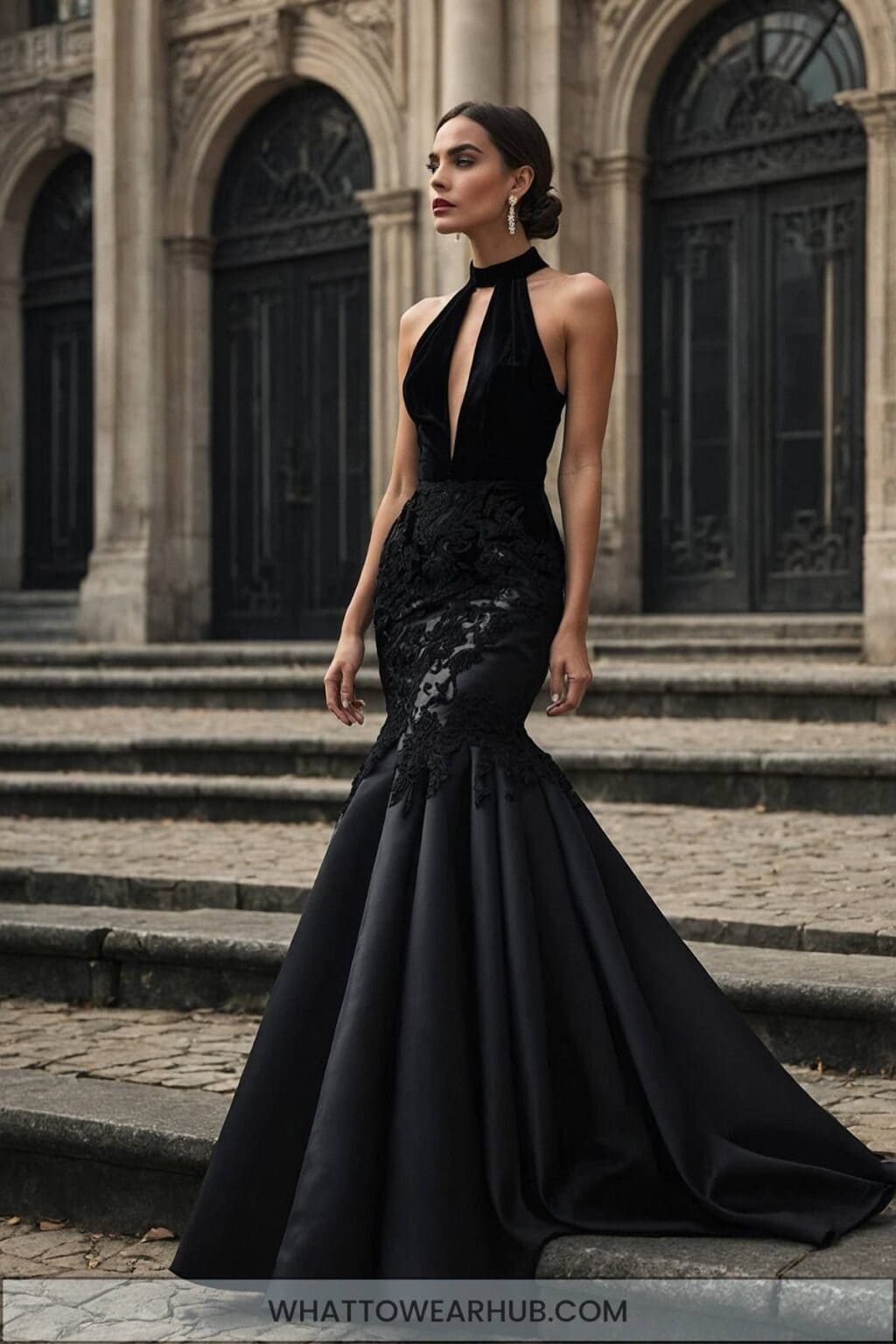 prom dresses burgundy A-Line Tulle Lace Black/burgundy Long Dress, Black/Burgundy Long Size:XS fashion prom dresses Clip Art Black And