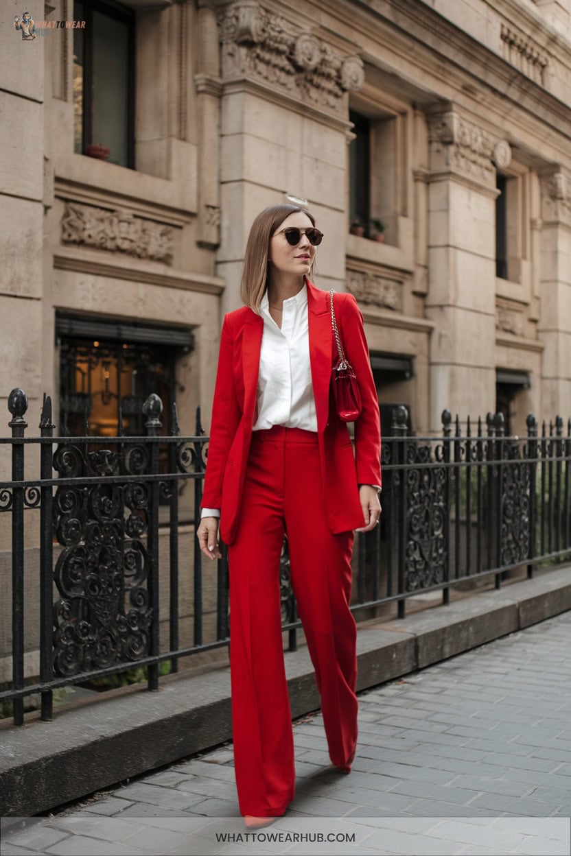 12 Classy Red Outfit Ideas For Sophisticated Style