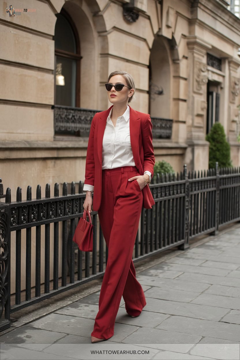 12 Classy Red Outfit Ideas For Sophisticated Style