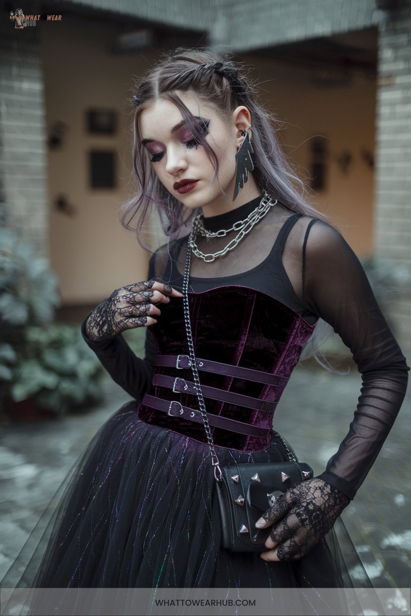 19 Dark Goth Outfit Ideas For School That Command Attention