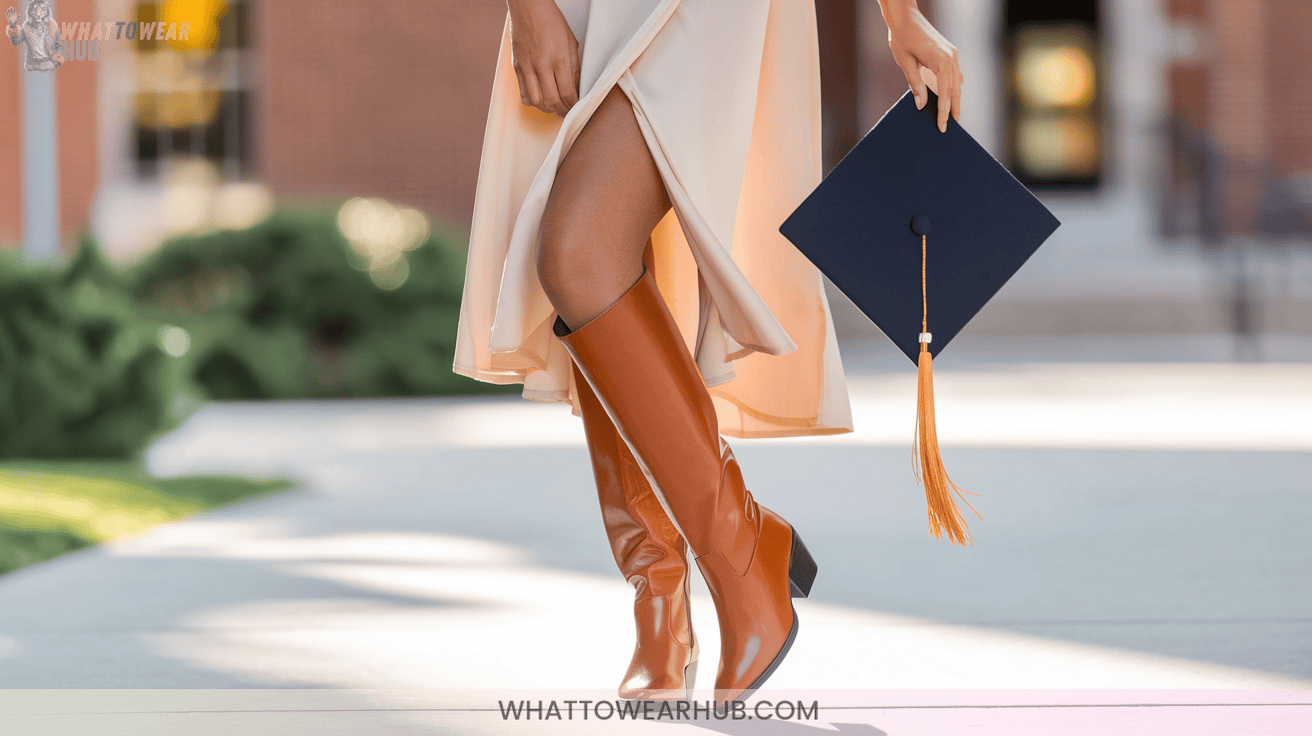 20 Stylish Graduation Outfit Ideas With Boots For Every Season