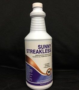 Sunny Streakless cleaner bottle for glass and all-purpose cleaning.