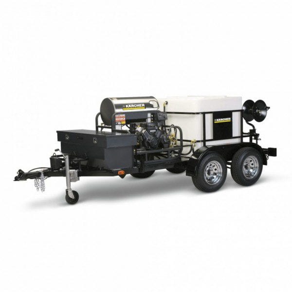 TRK-6000 mobile pressure washer for industrial cleaning.