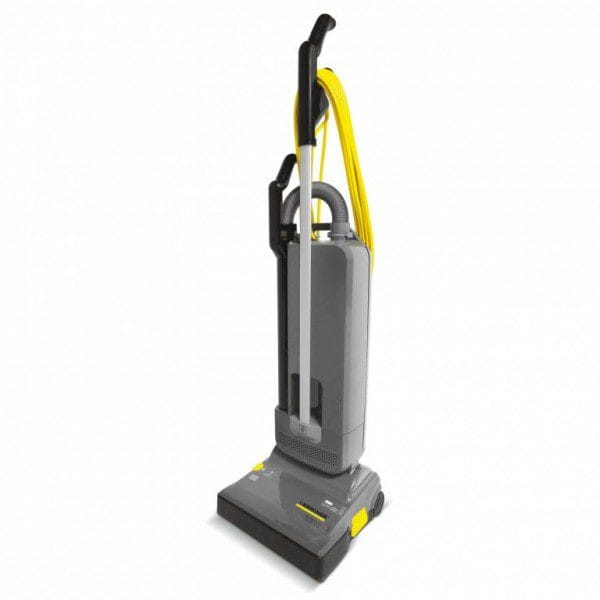 HEPA upright vacuum cleaner for commercial use, ideal for deep cleaning.