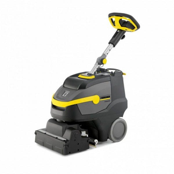 Commercial floor scrubber for industrial cleaning by All Season Innovations.