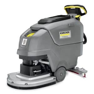 Karcher walk-behind floor scrubber for commercial cleaning.