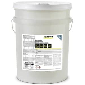 Karcher Ice Breaker Freezer Cleaner in large white bucket with label.