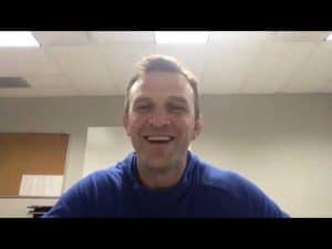 Mike Kulczycki speaking at Coaches Corner #19 event.