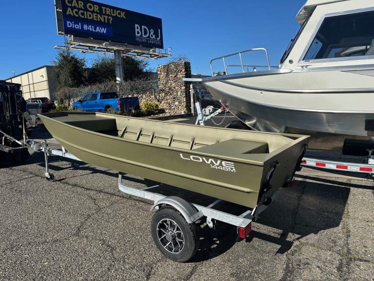 Opti-friendly boat for fishing and recreation.