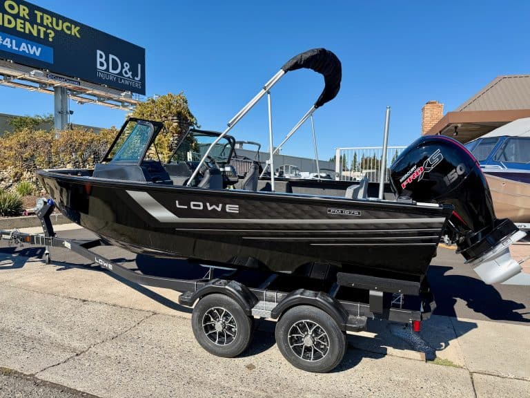 Opti fishing boat with powerful 150HP engine for versatile marine adventures.