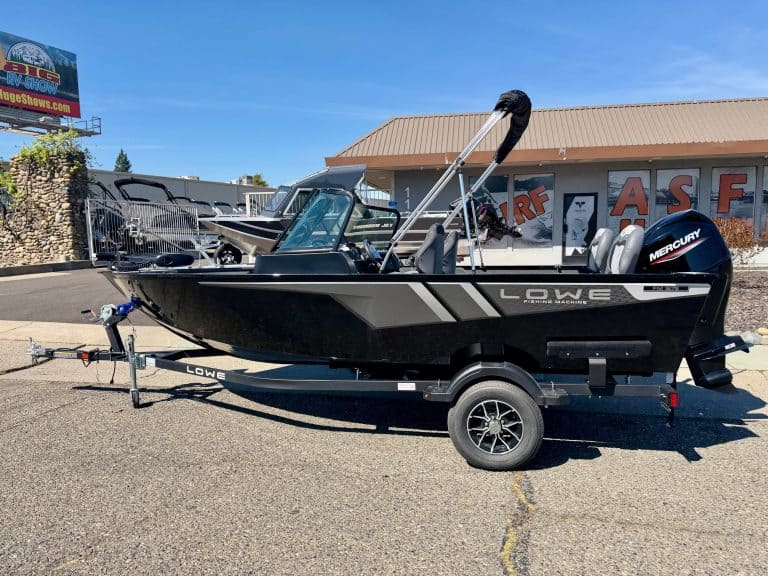Mercury Outboard on Lowe FM 1675 WT boat for sale.