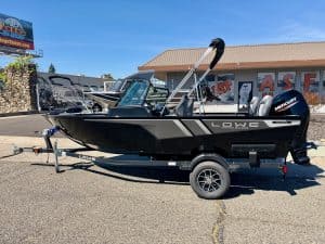 Lowe FM 1675 WT fishing boat with Mercury outboard motor for sale.