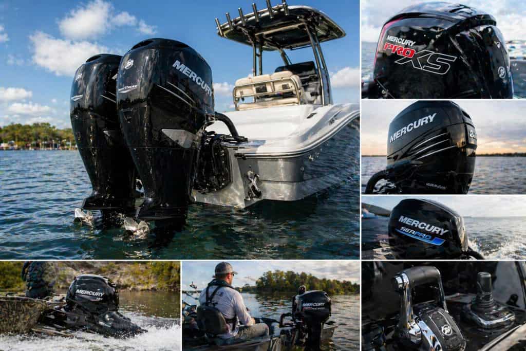 Outboard motors by Mercury, ideal for boat performance and reliability. Perfect for fishing, cruisin.