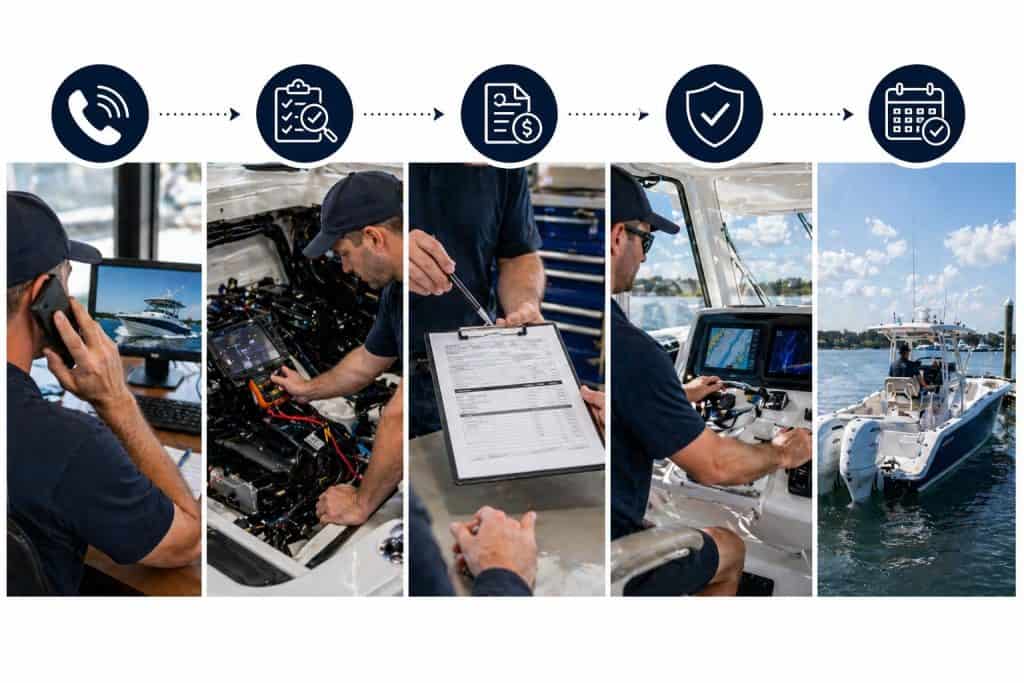 Electrical repair and installation services for boats and marine vessels. Expert technicians ensure.