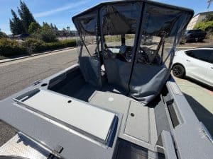 Thunder Jet Luxor 185 boat with Mercury 150HP engine.