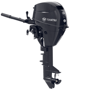 Outboard motor Tohatsu 9.8 HP MFS9.8CEFL for boats.