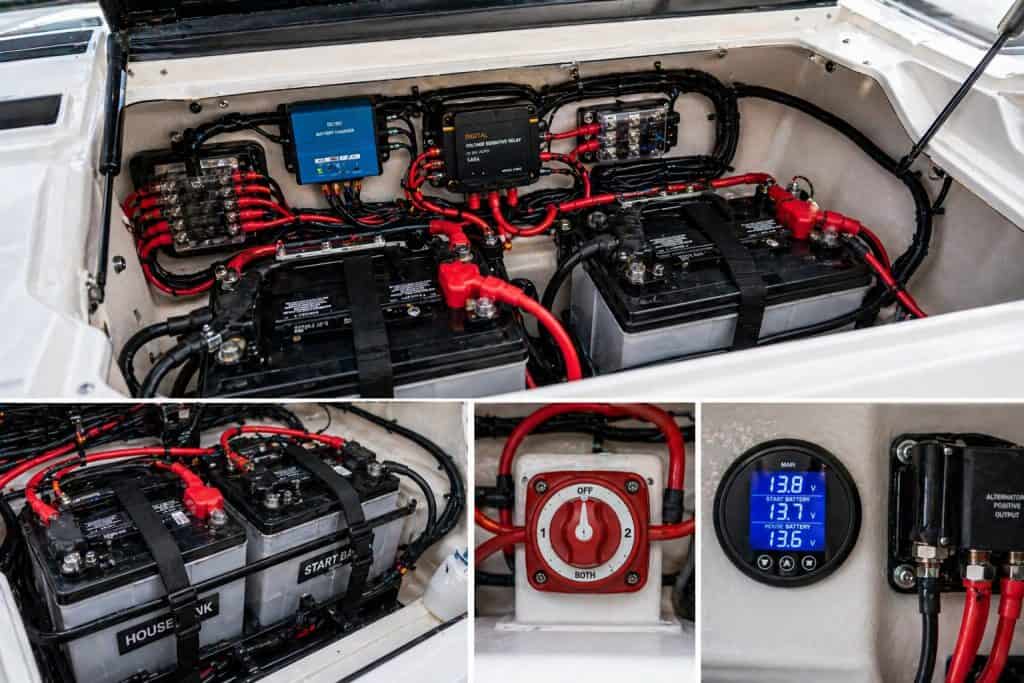 Electrical repair and installation of marine batteries and wiring systems.