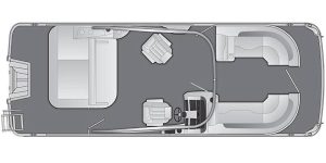 Bennington L Series 24 LSBA boat with sleek design and spacious interior. Perfect for luxury boating.